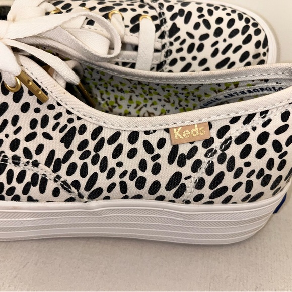 NWOT ♠️ Kate Spade Anthropology Platform Leopard Print Keds  Shoes Size 6 - Picture 2 of 16